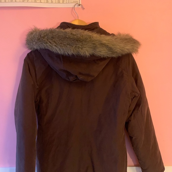 Trendy Brown Winter Coat - Picture 3 of 4